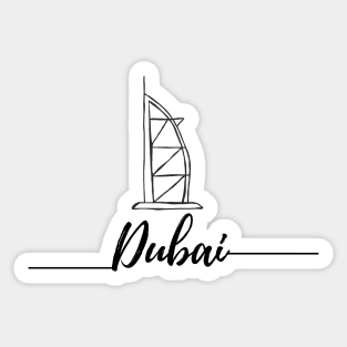 Dubai Burj Al- arab 2 Sticker